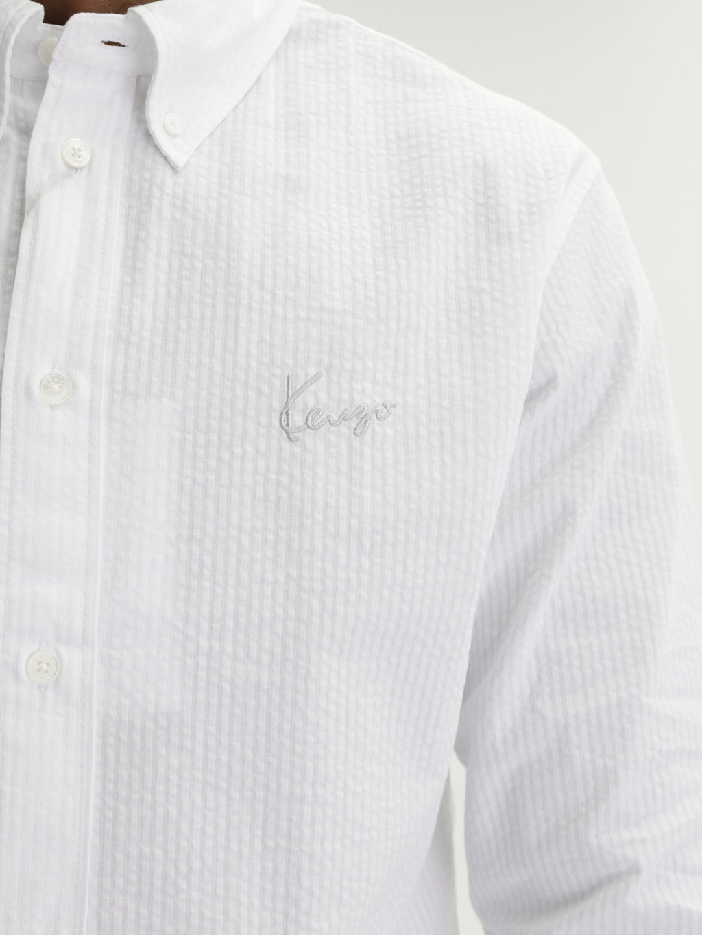 Kenzo Shirt Signature Baseball White