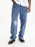 Kenzo Pants Bleached Blue Stone  Denim