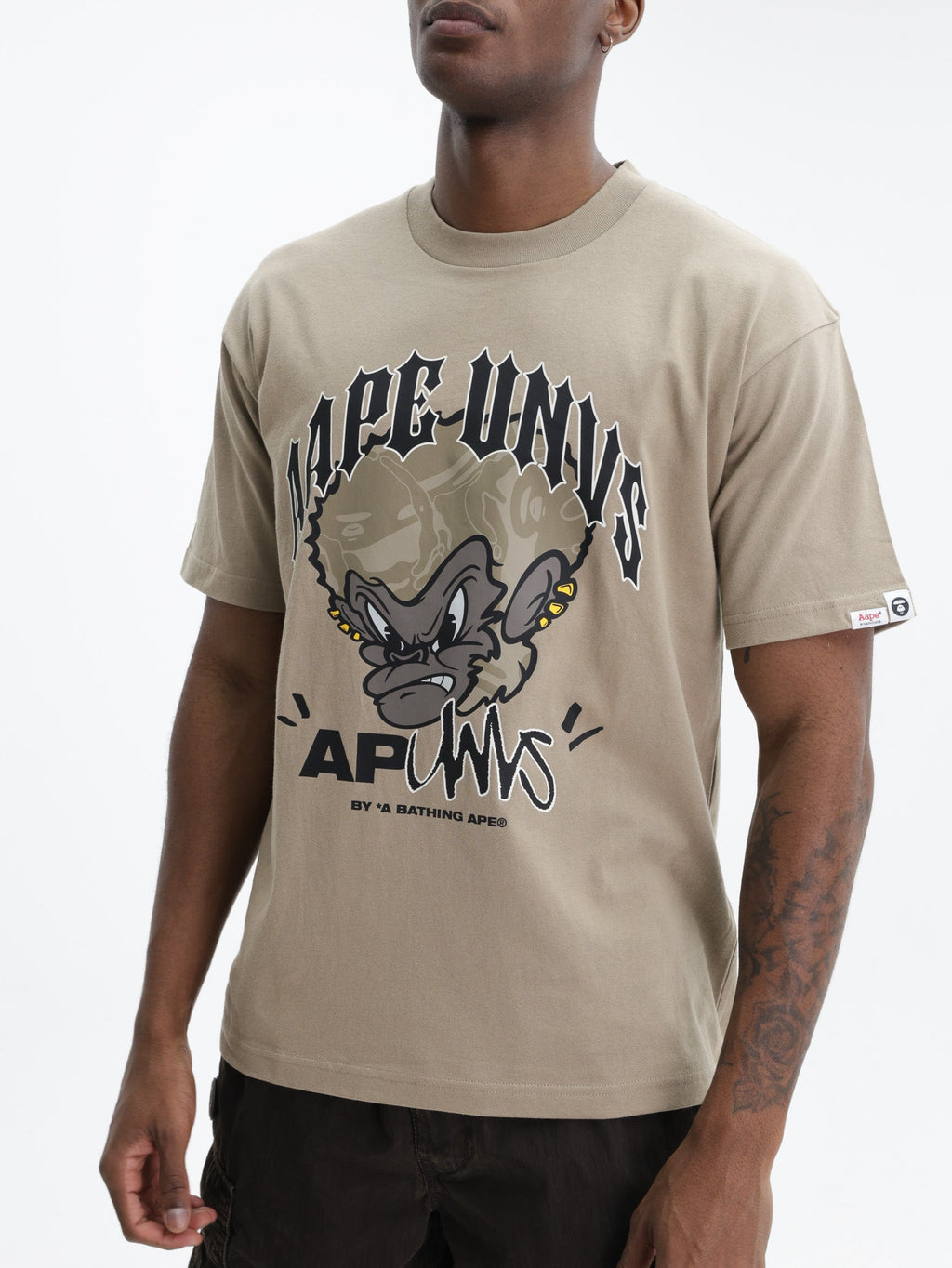 Aape Graphic Crew Beige