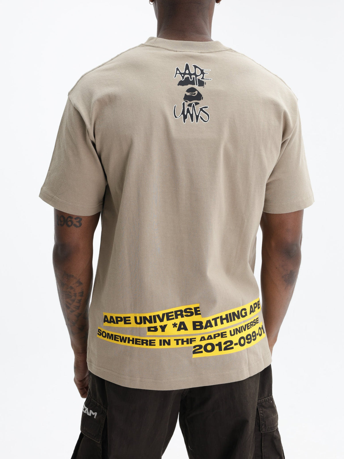 Aape Graphic Crew Beige