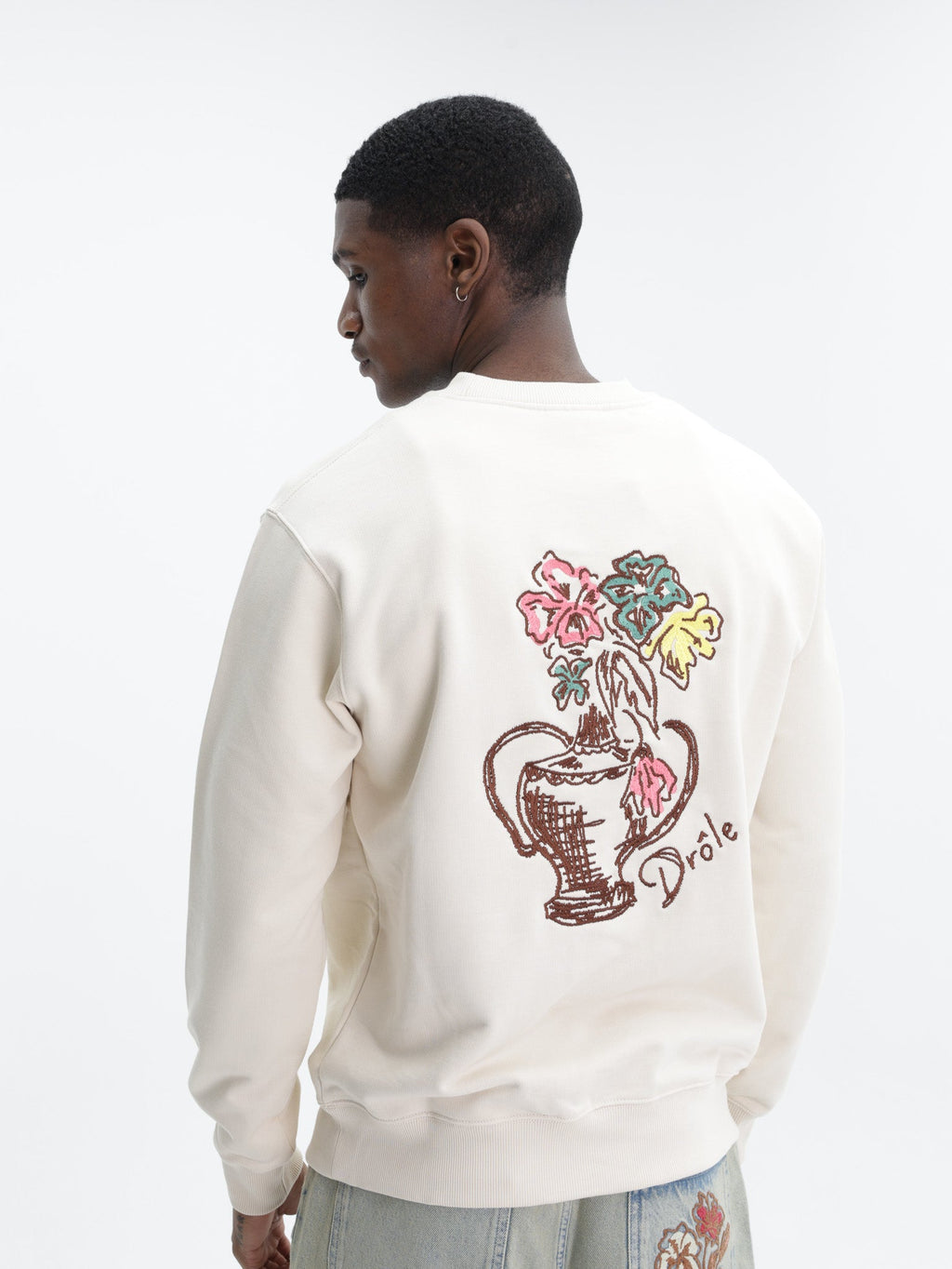 Drole Sweater Vase Havana Sand