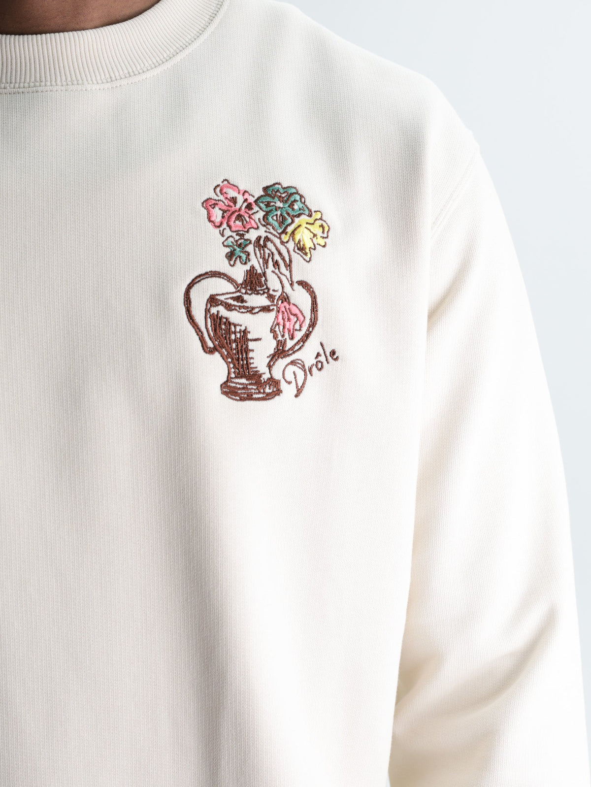 Drole Sweater Vase Havana Sand