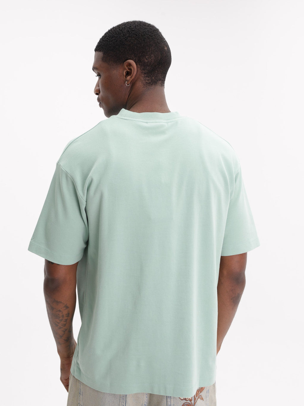 Drole T-Shirt Slogan Palmiers Water Green