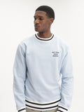 Drole Sweater Slogan Sport Light Blue