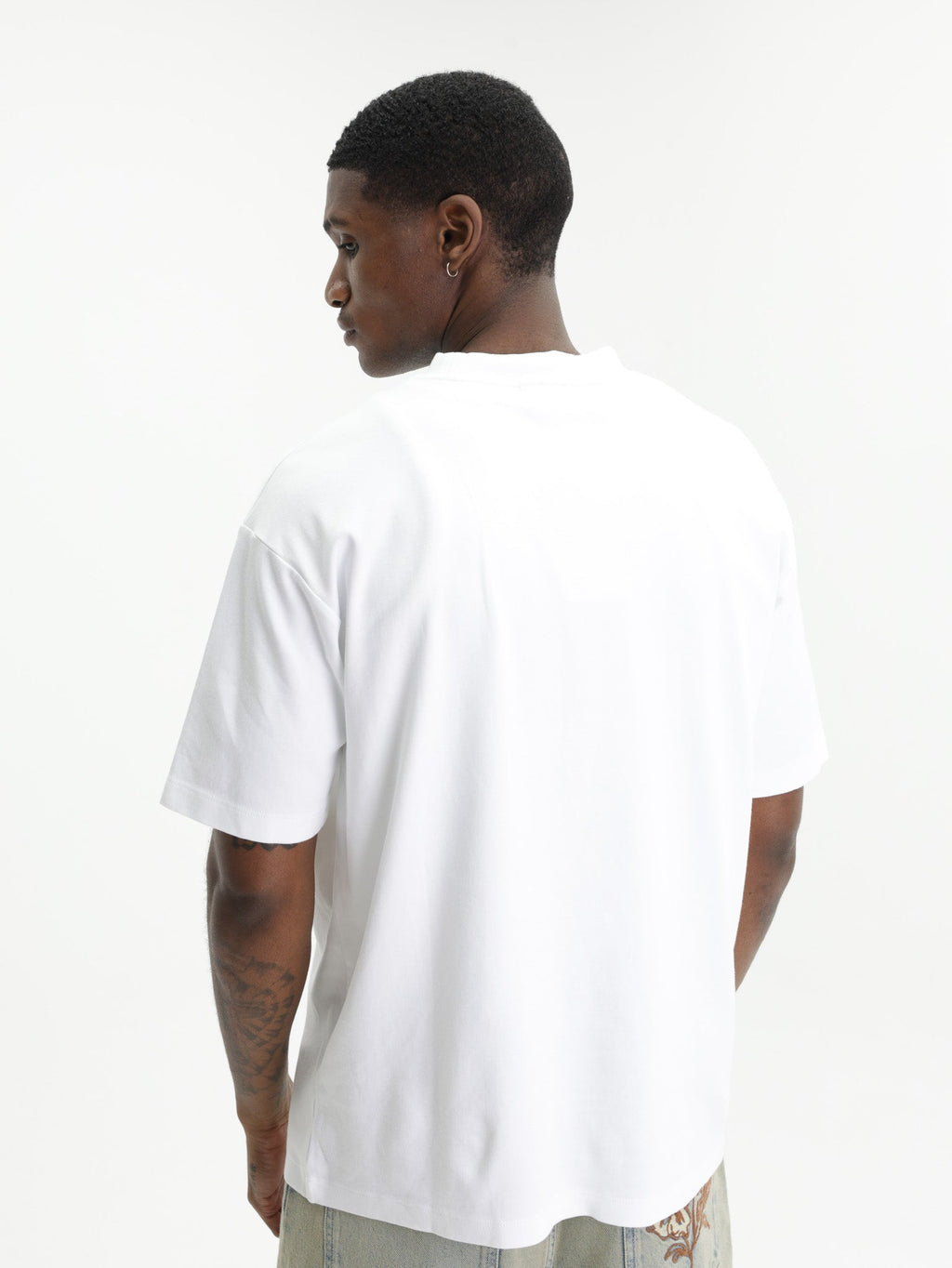 Drole T-Shirt Classic Slogan Optic White