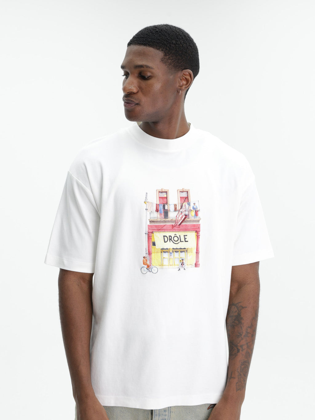 Drole T-Shirt Cafe Off White