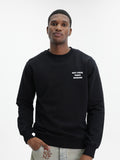 Drole Sweater Bold Slogan Black