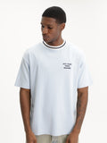 Drole T-Shirt Slogan Sport Light Blue