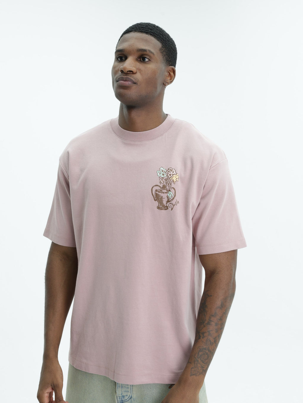 Drole T-Shirt Vase Havana Old Pink