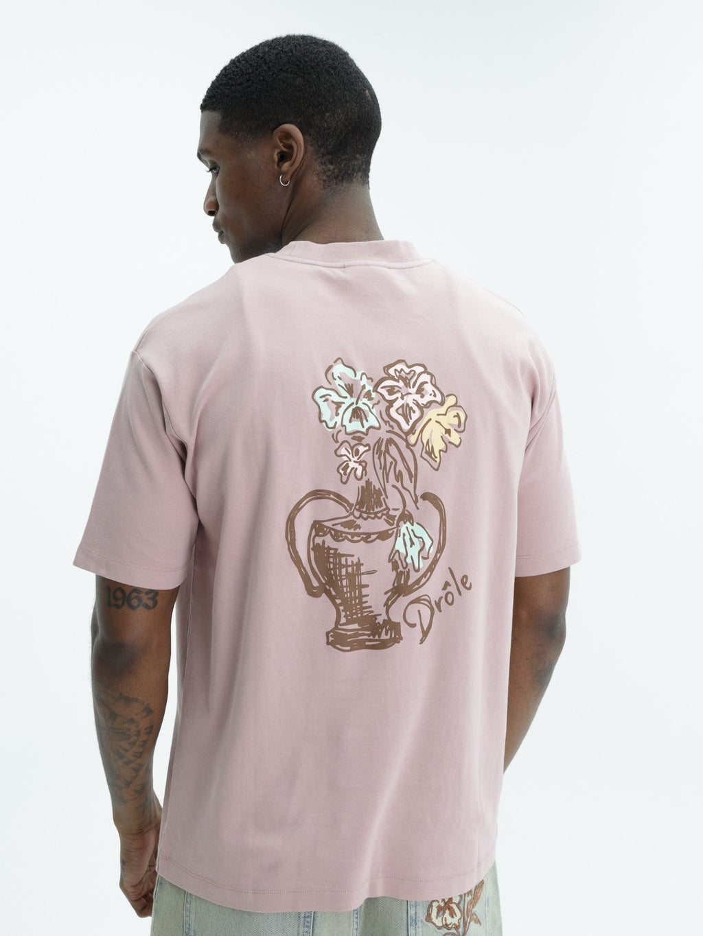 Drole T-Shirt Vase Havana Old Pink