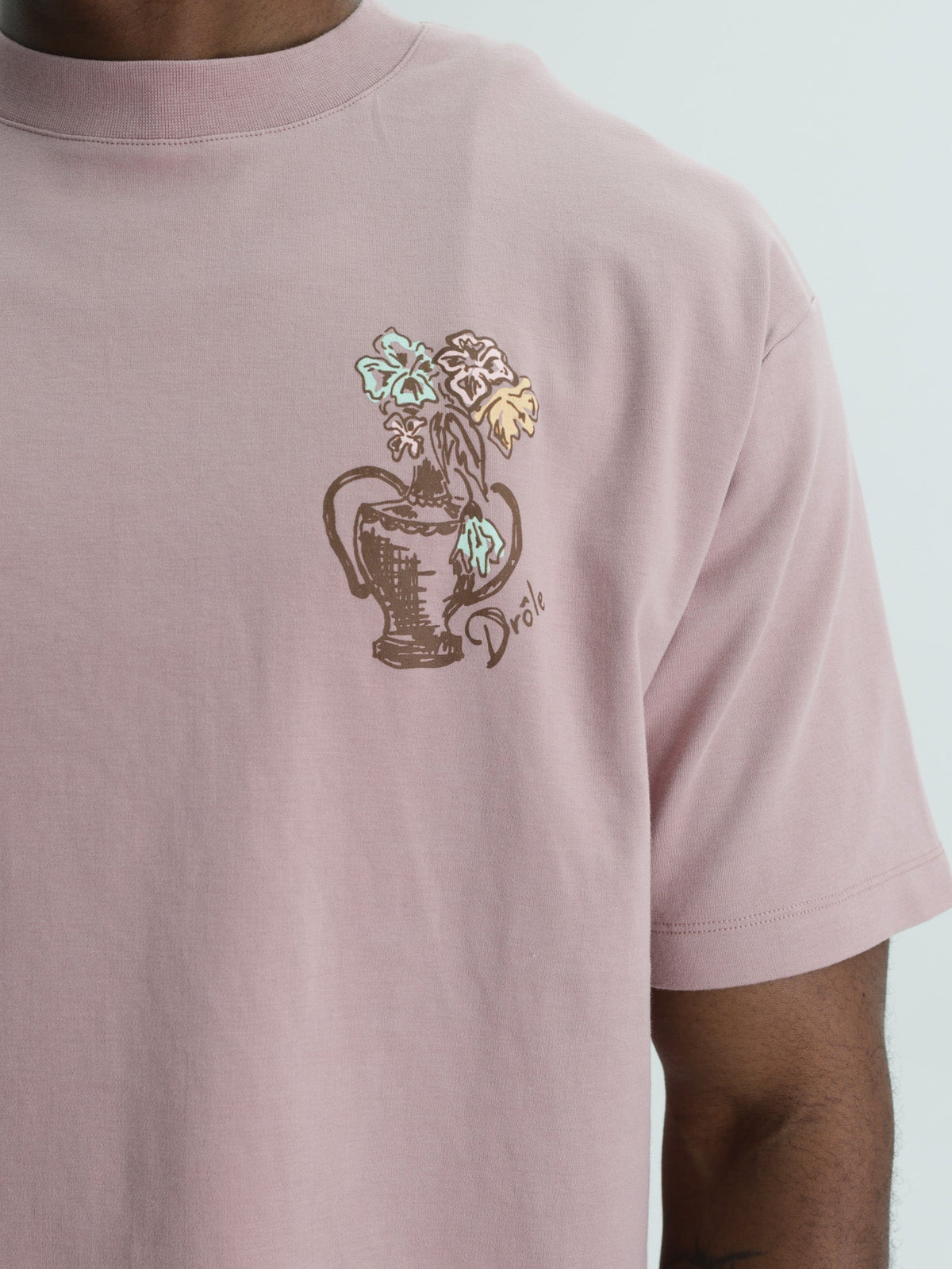 Drole T-Shirt Vase Havana Old Pink