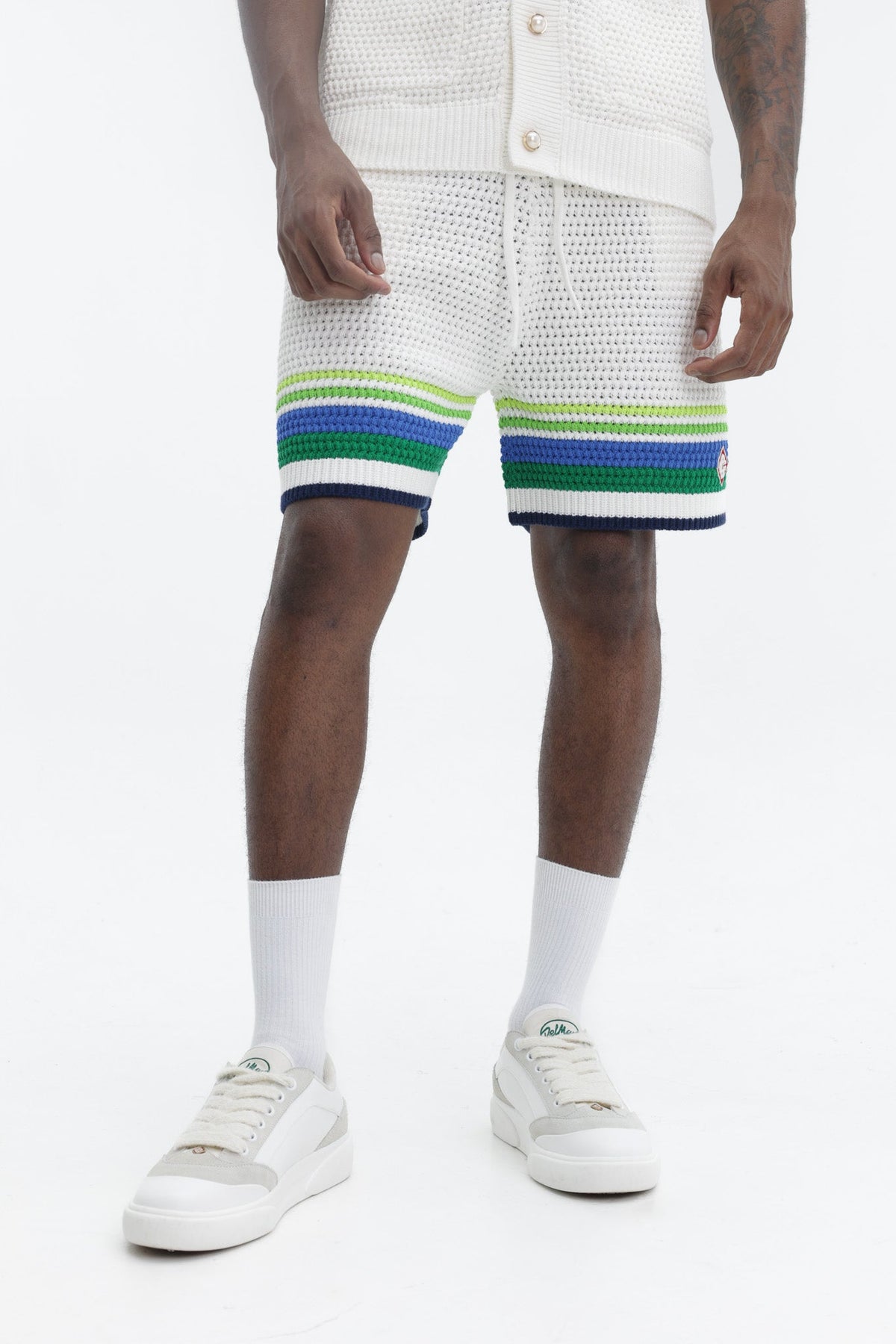 Casablanca Stripe Knit Short Multi