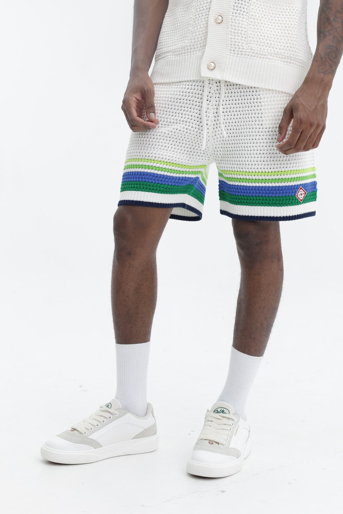 Casablanca Stripe Knit Short Multi