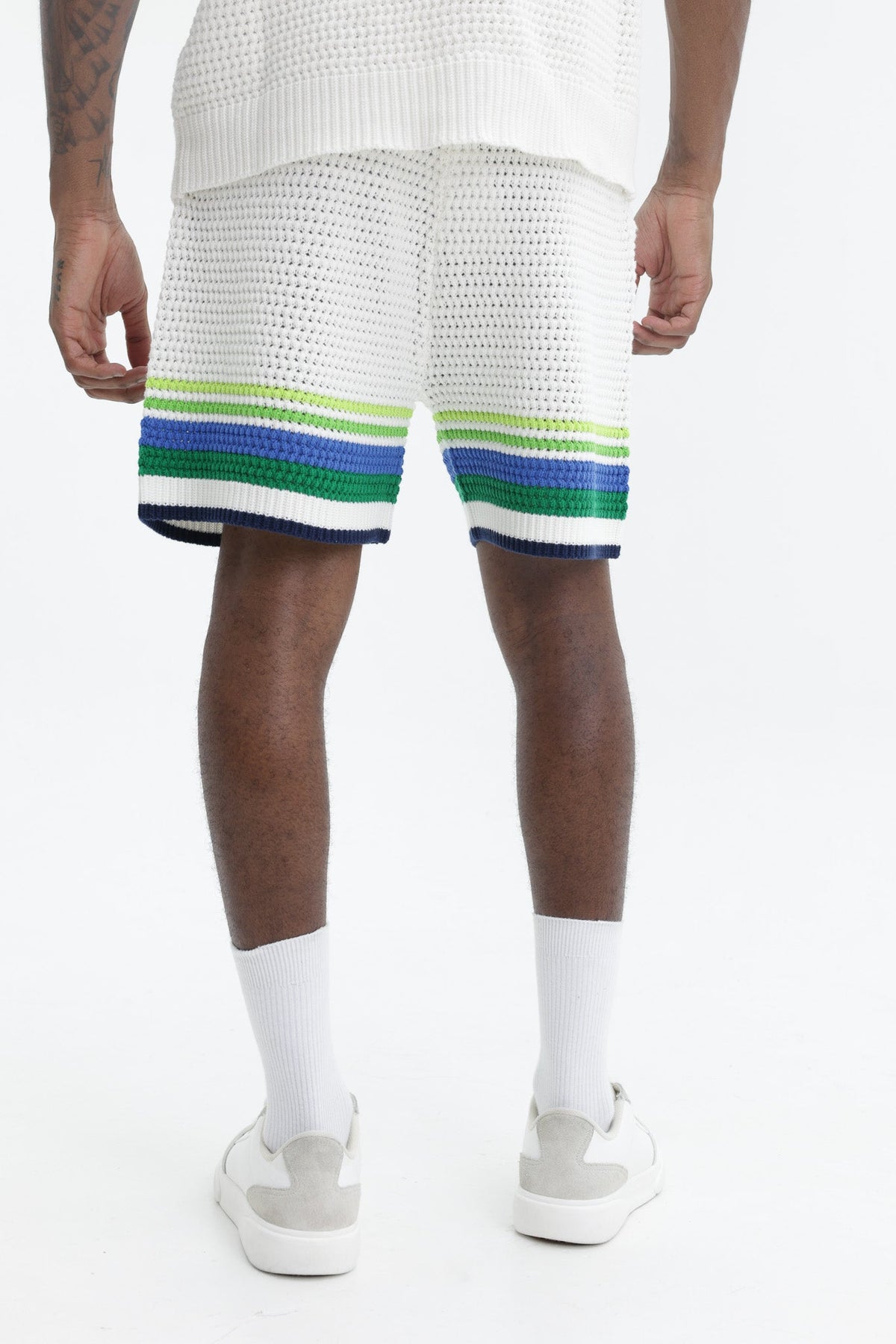 Casablanca Stripe Knit Short Multi