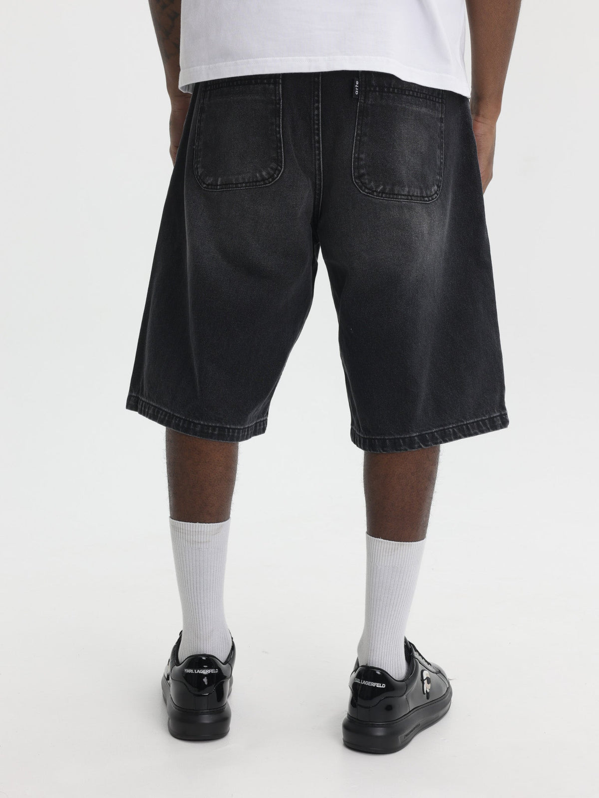 Arte Shorts Pocket Denim Faded Black