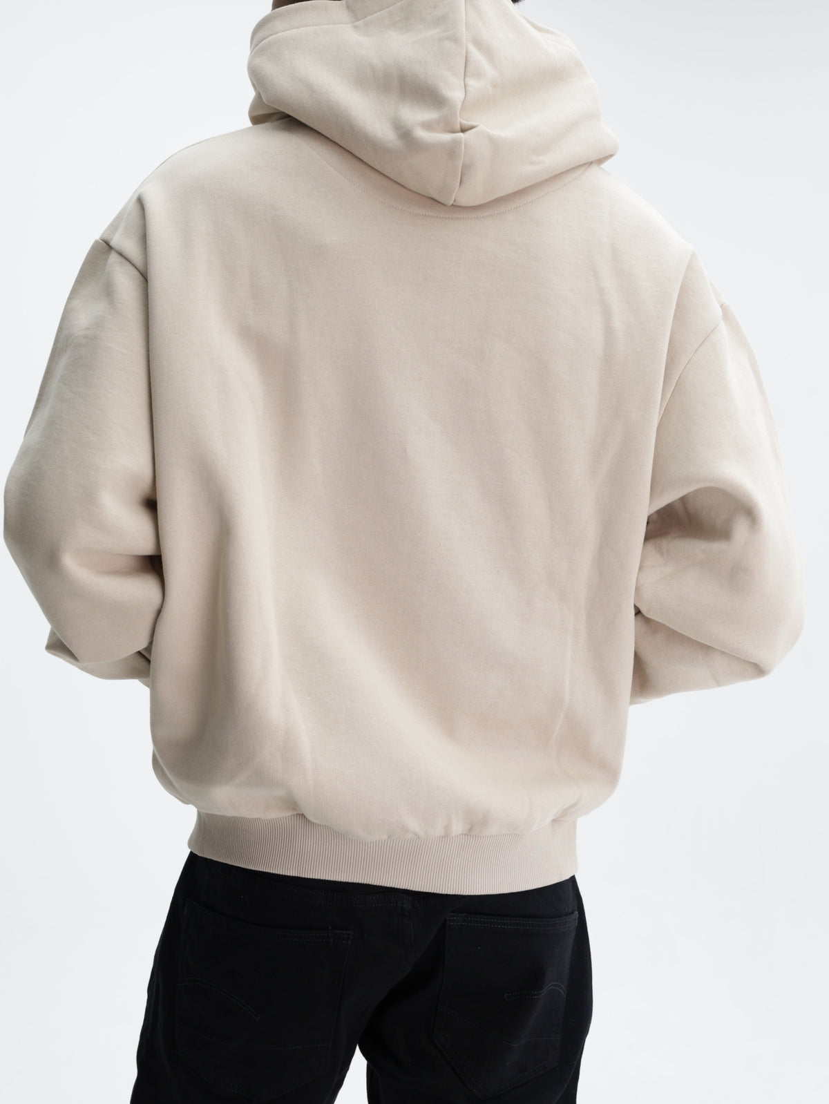 KARL KANI HOODIE ZIP UP TAUPE