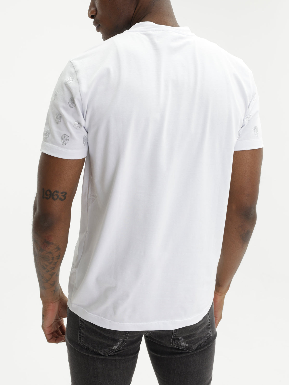 John Richmond T-Shirt Dotted Glitter White