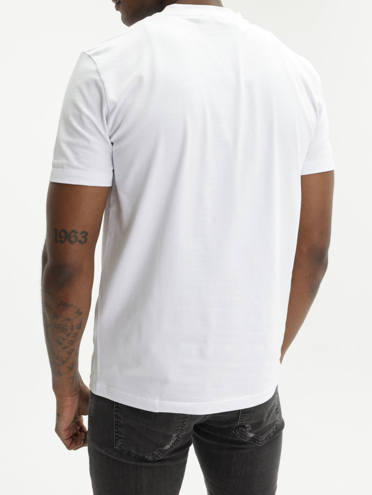 John Richmond T-Shirt Black Logo Print White