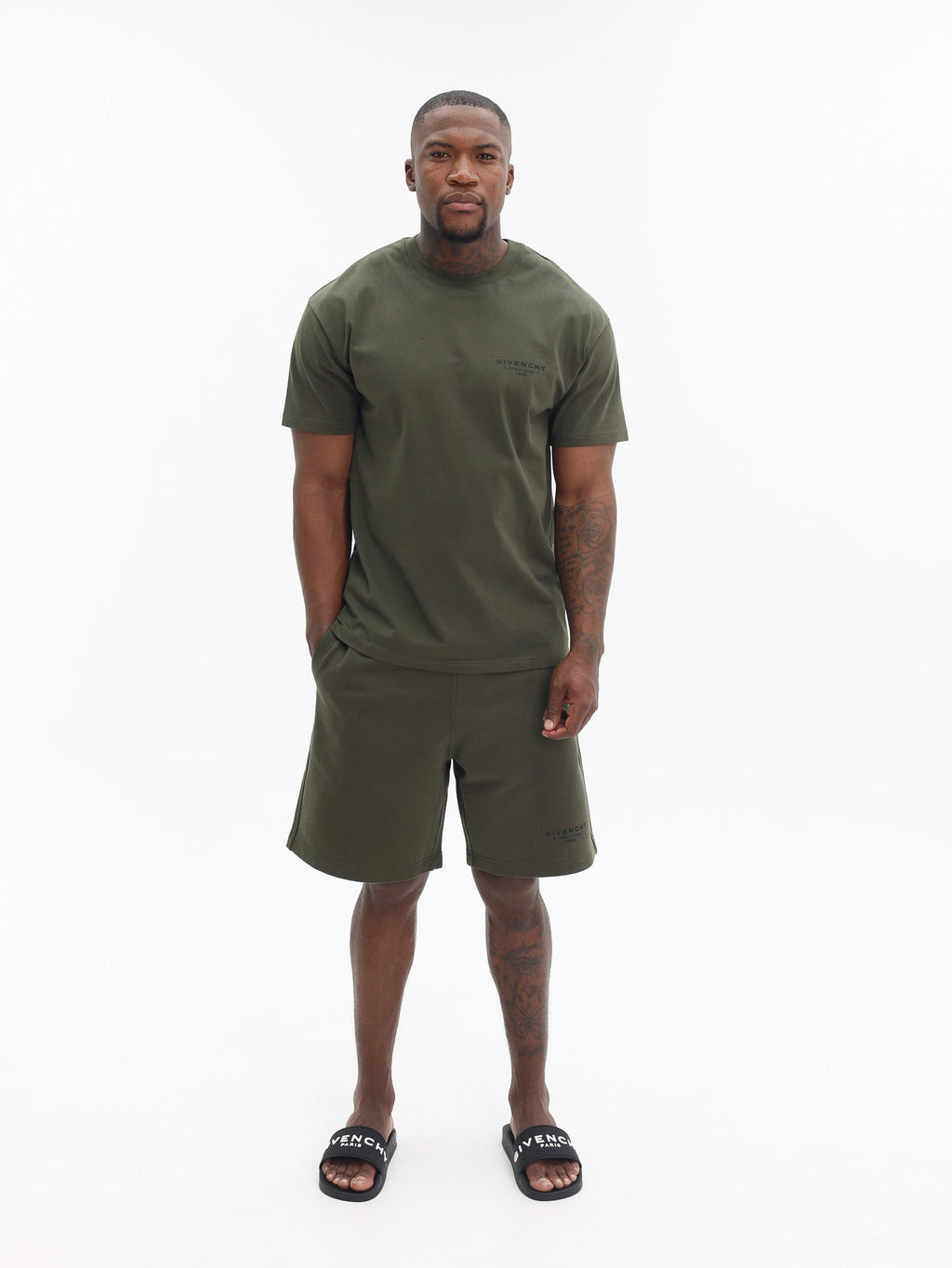 Givenchy T-Shirt Logo Khaki