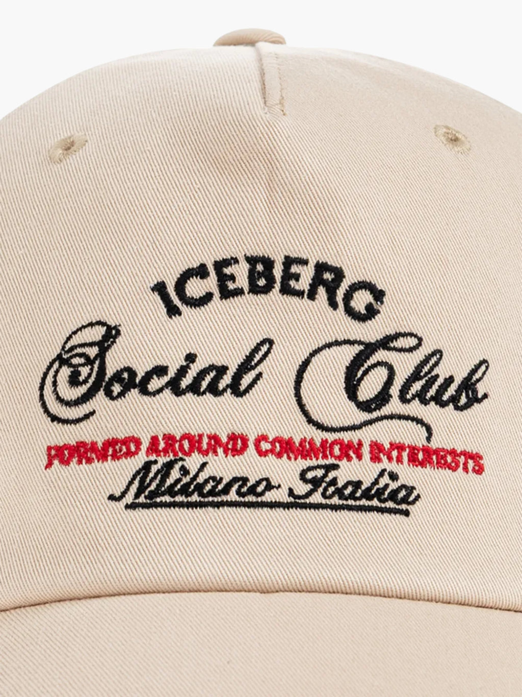 Iceberg Cap Ib  Embroided  Black