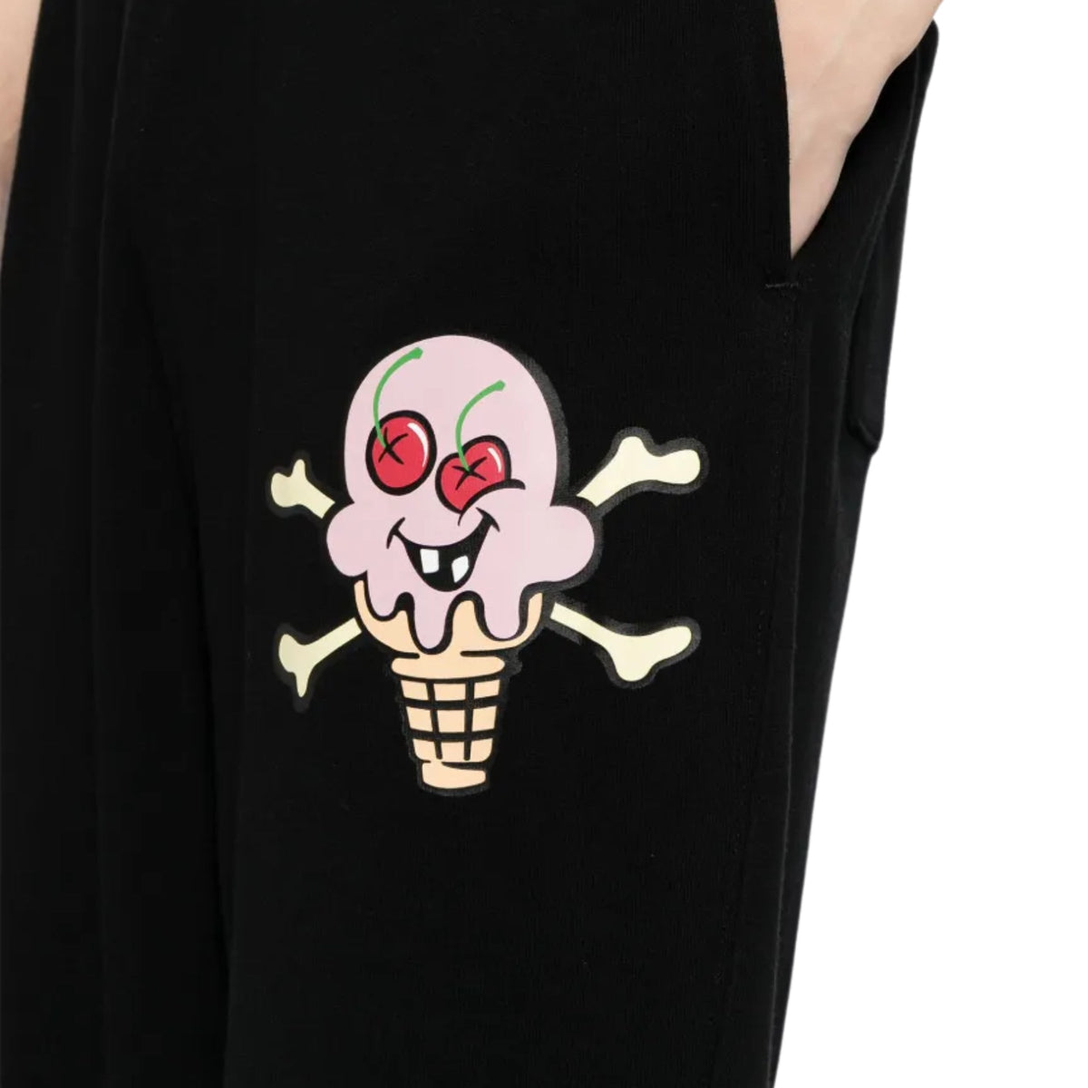Ice-Cream Track Pants Cones & Bones Black
