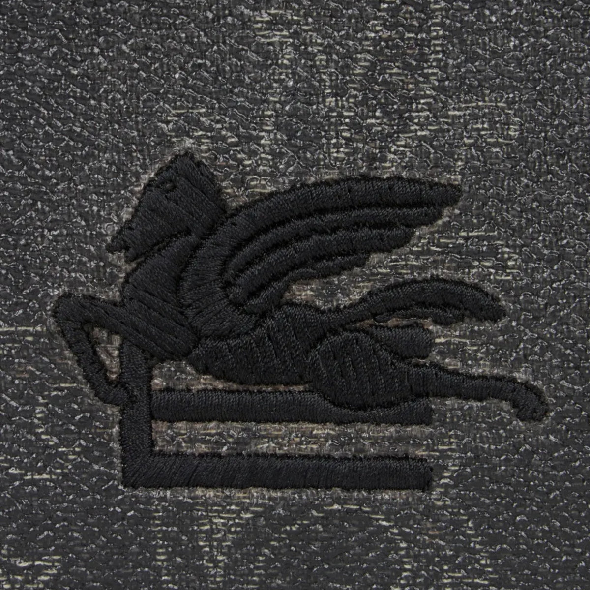 Etro Wallet Arnica And Leather Logo Grey