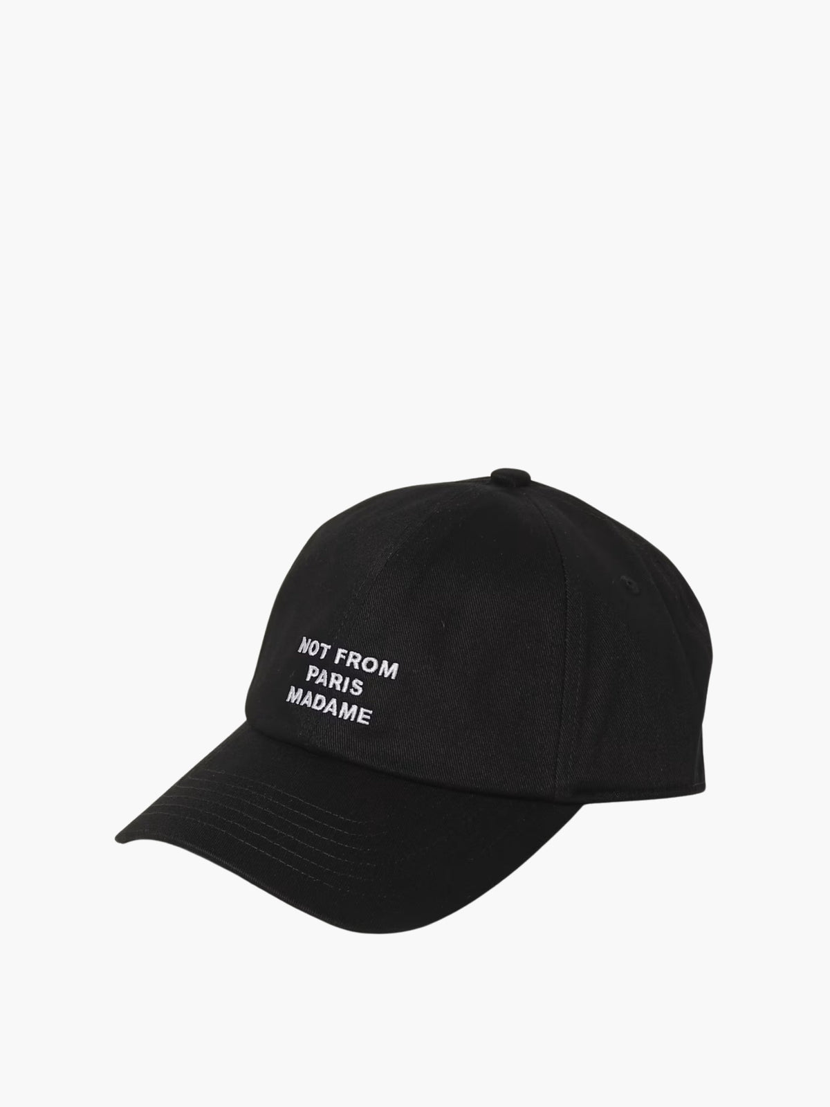 Drole Cap Slogan Black