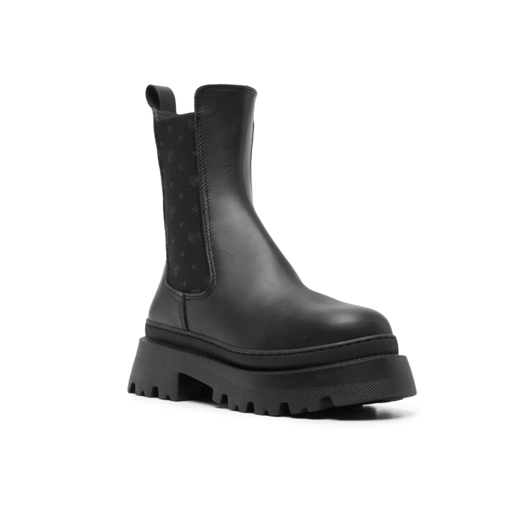 Chiara Ferragni Boot Chelsea Leather Black