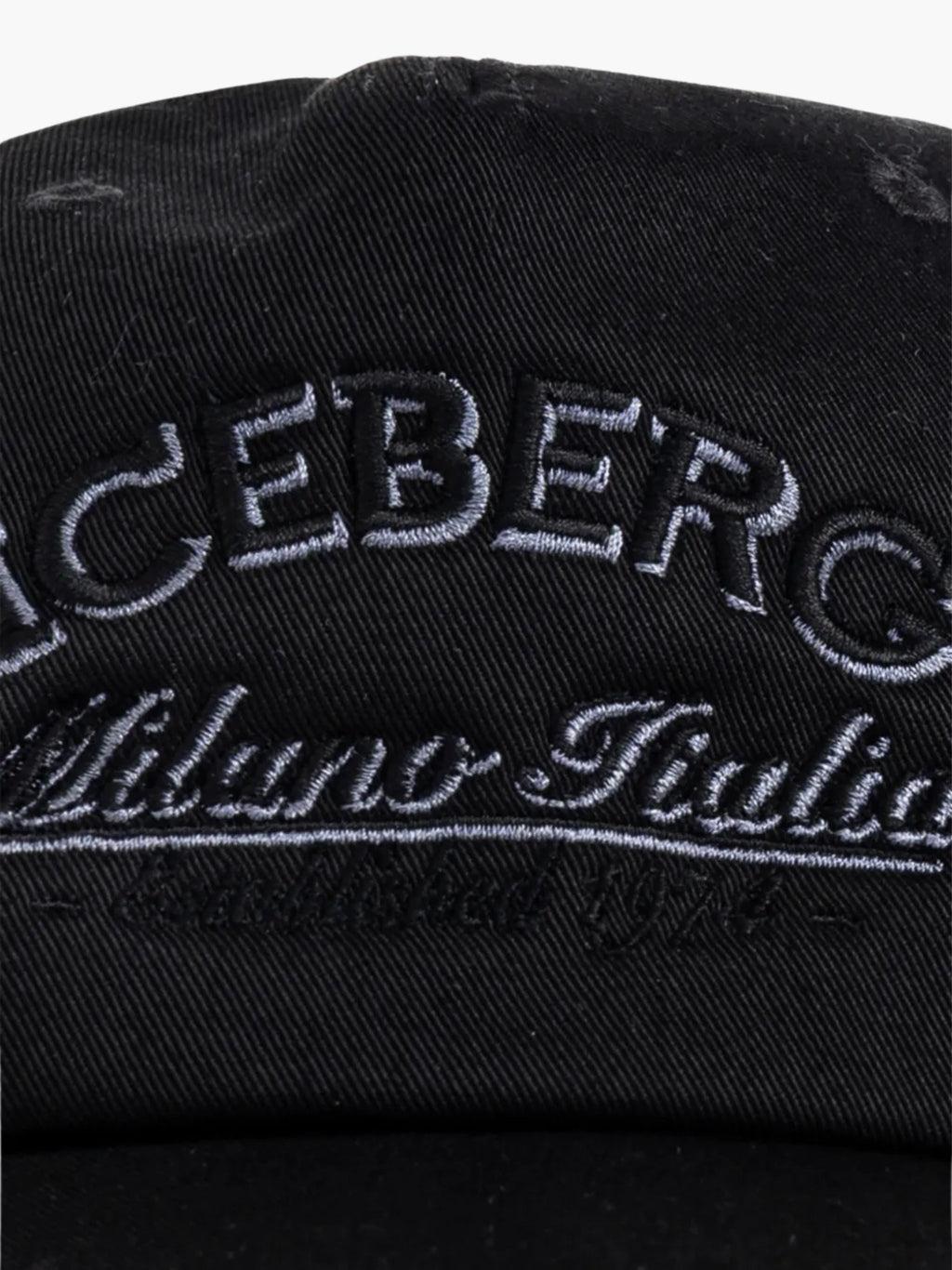 Iceberg Cap Social Club Print Black
