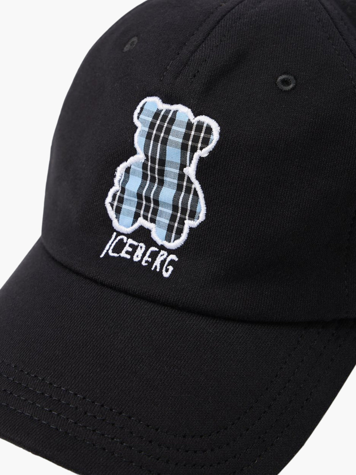 Iceberg Cap Teddy Embroided Black