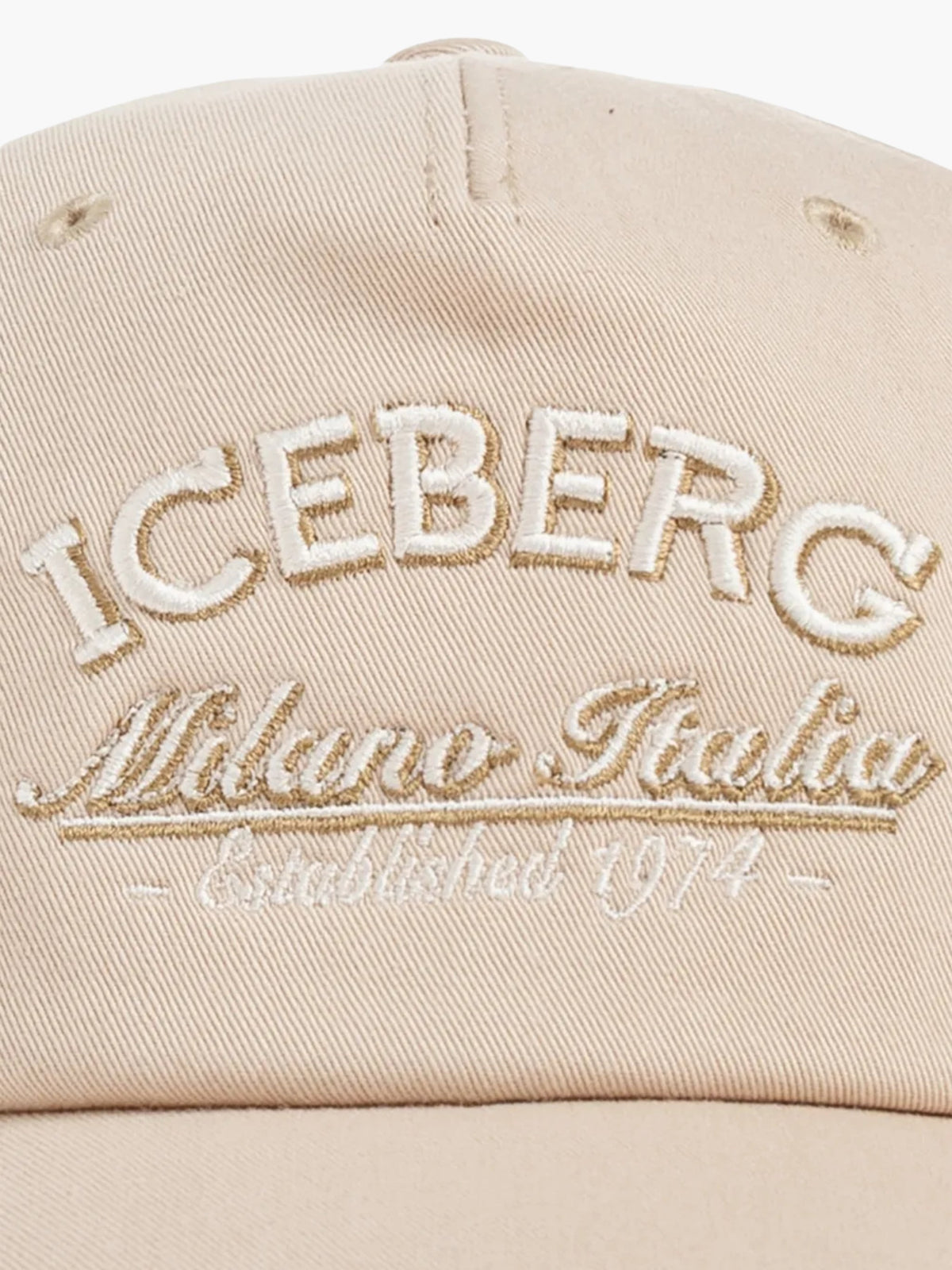Iceberg Cap Ib  Embroided  Beige