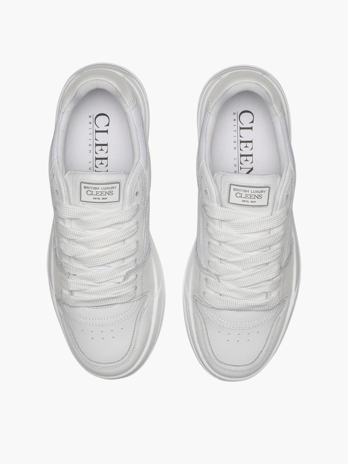 Cleens Sneakers C33 Mesh Border White