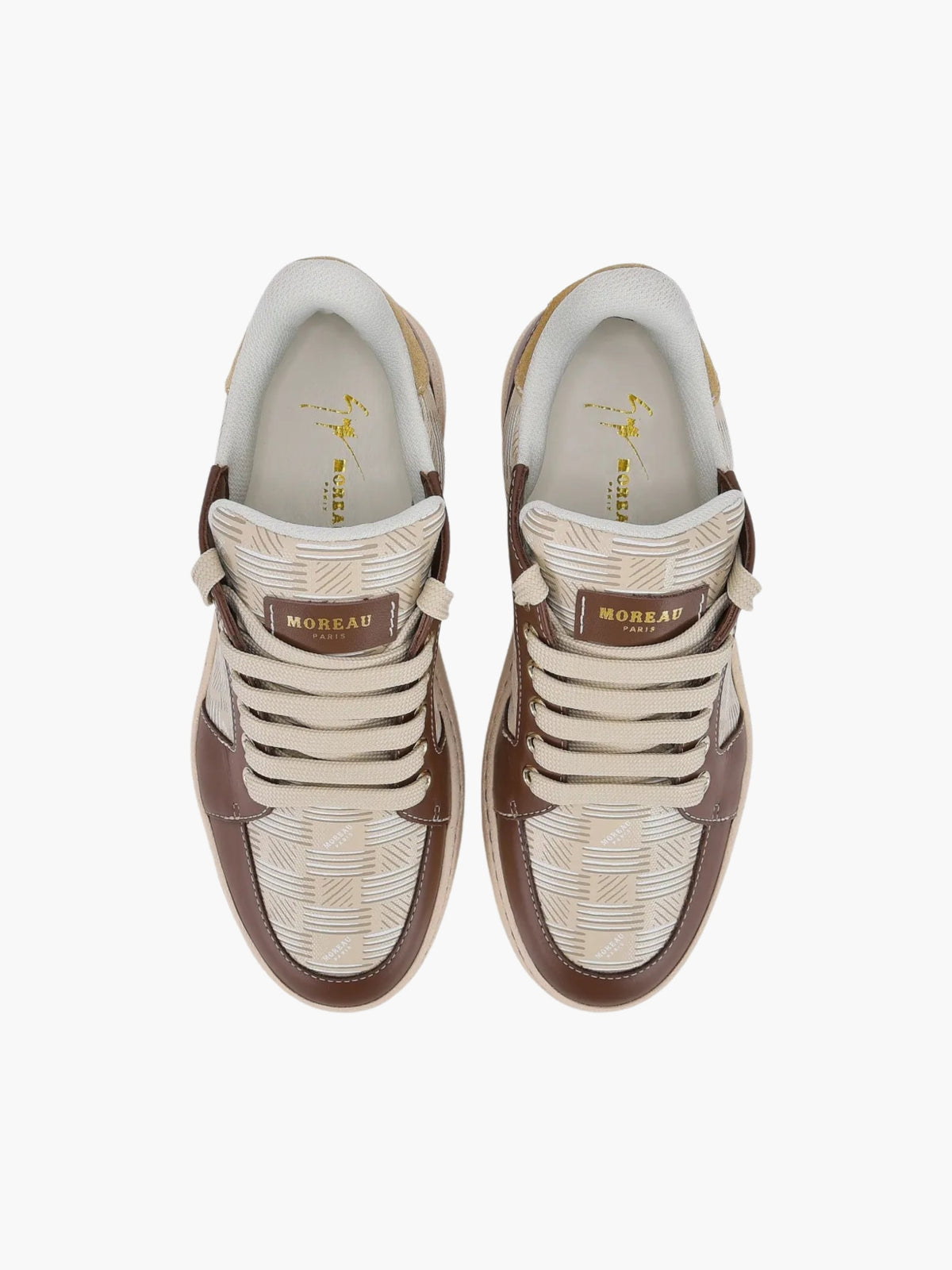 Giuseppe Zanotti Sneakers Z78 Tan Border 3d White