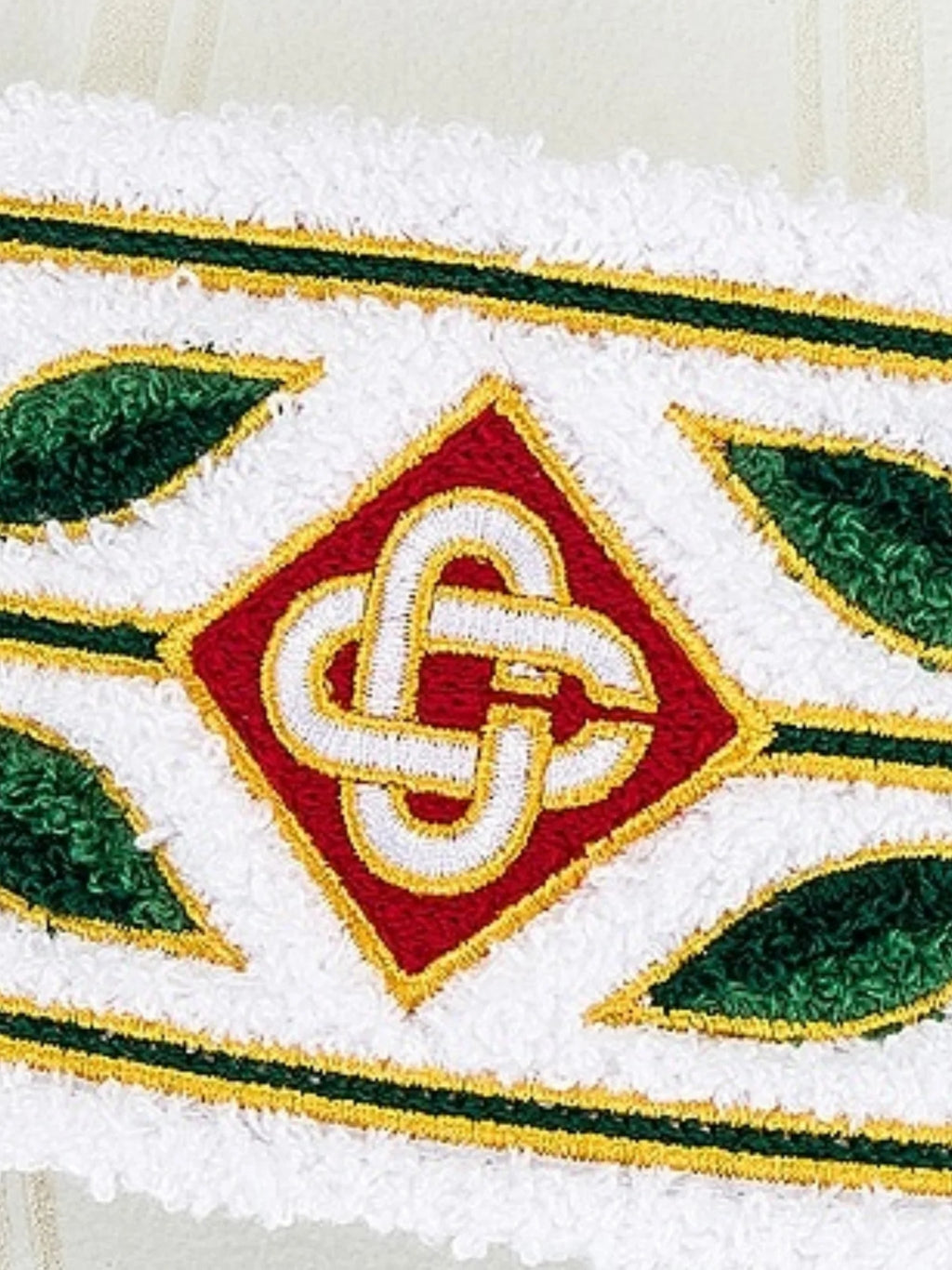Casablanca Slides Cls21 Embroidered Terry White