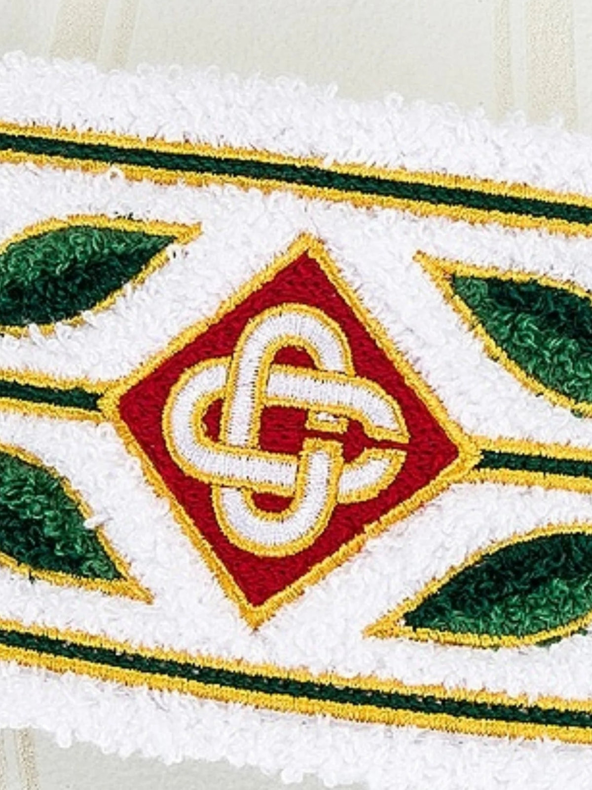 Casablanca Slides Cls21 Embroidered Terry White