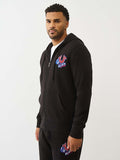 TRUE RELIGION JACKET PATCH EMB JET BLACK