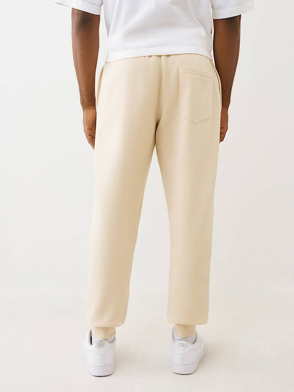 TRUE RELIGION JOGGER EMB PATCH HS FOG