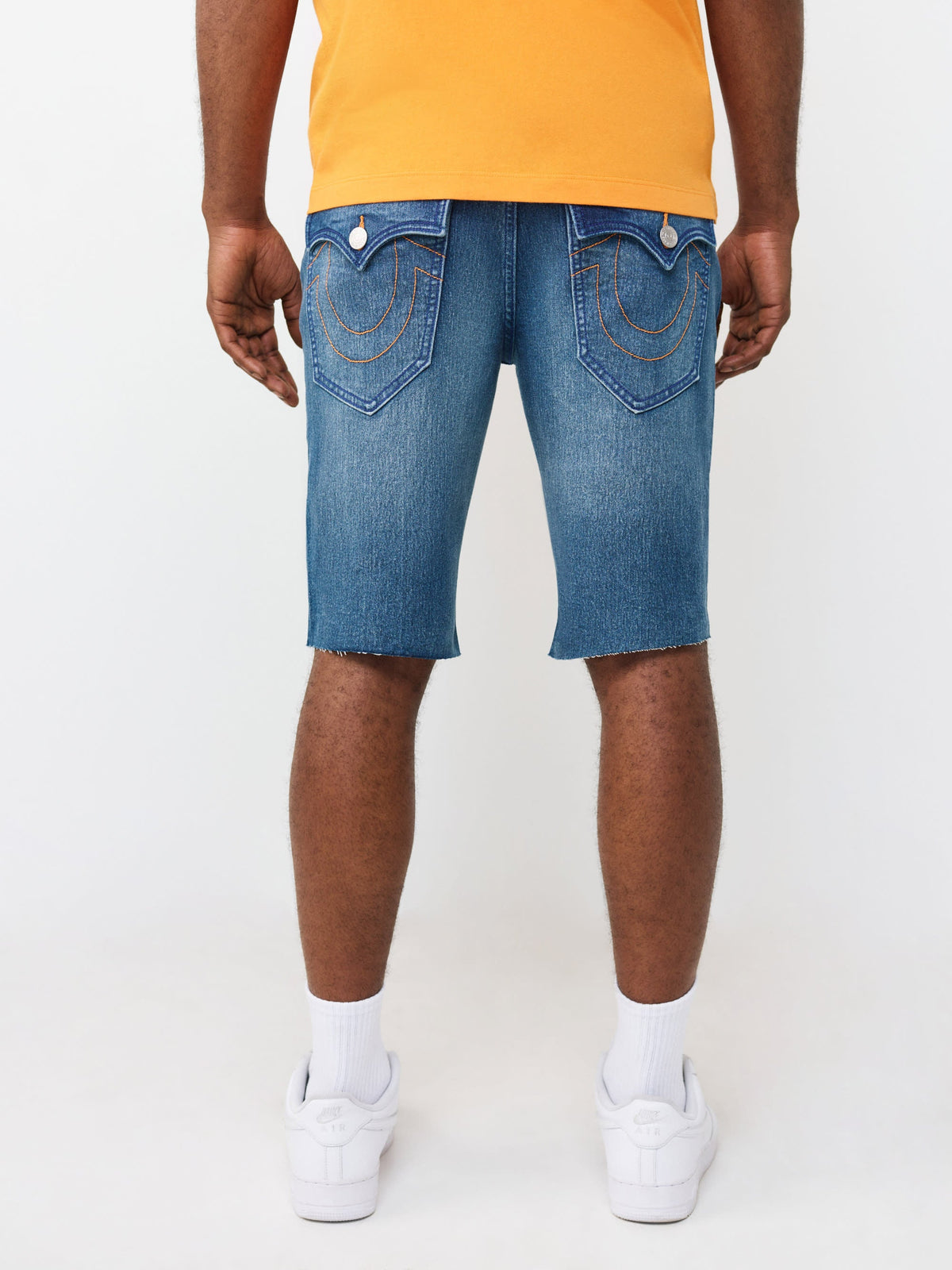 True Religion Shorts Rocco Sn Flap Short Medium Wash