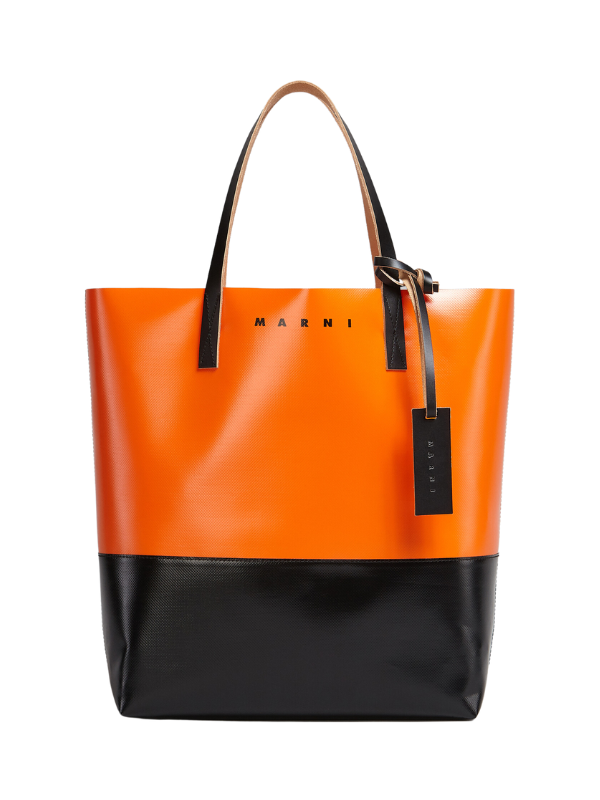 Marni Bag Shopper Orange-Black