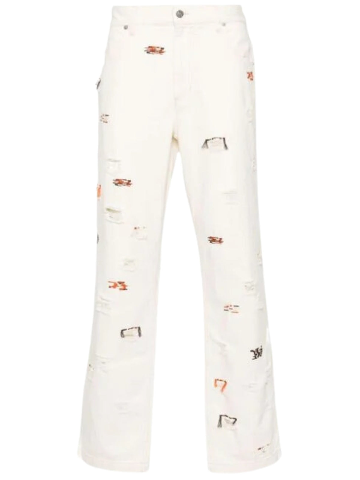 Isabel Marant Pants Juro Allover Print Ecru