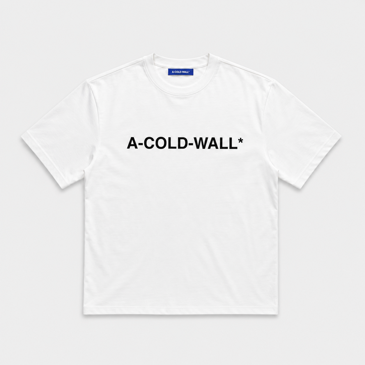 A Cold Wall Men's Tapley Logo T Shirt | ACW100-2012-White