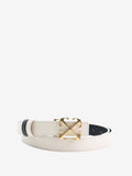 Off-White Belt Gold Buckle Logo White