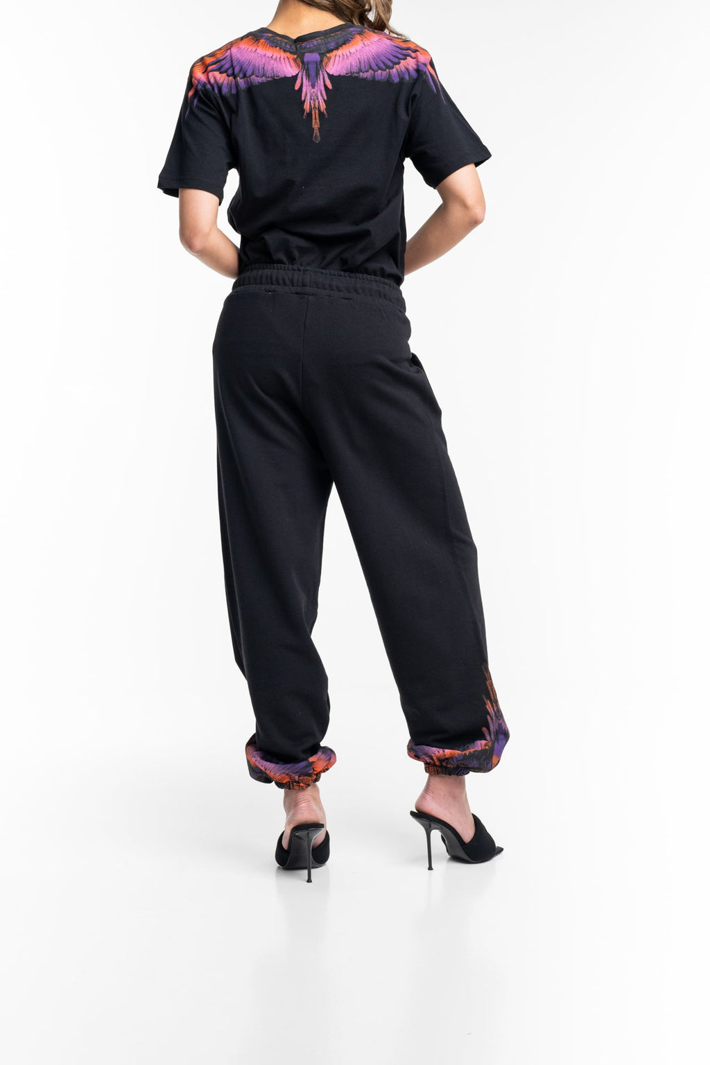 County of Milan Ladies Pants | 26ECM30107-Black/Orange