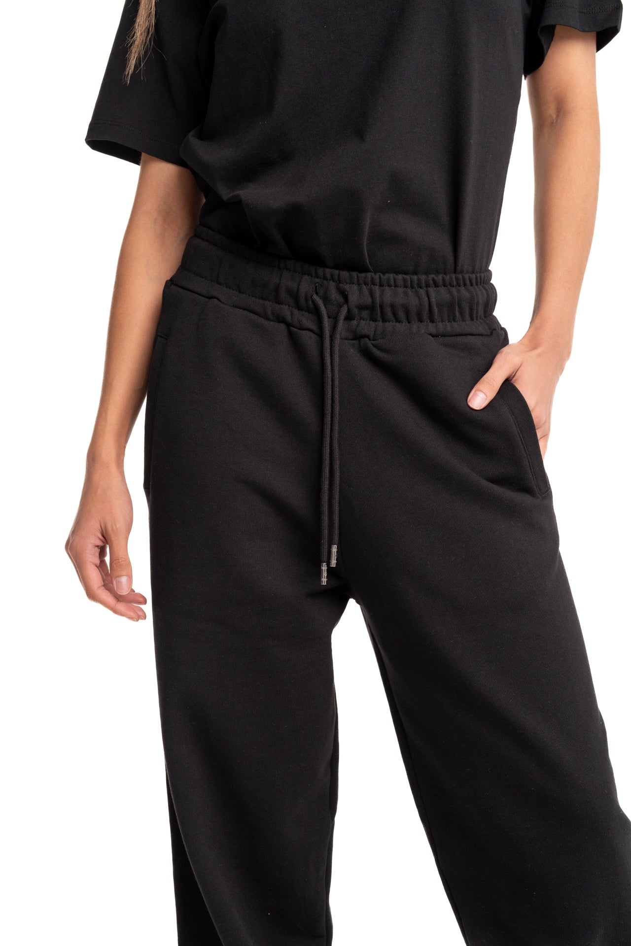 County of Milan Ladies Pants | 26ECM30107-Black/Orange