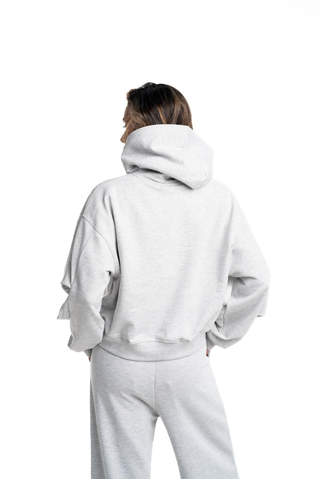 County of Milan Ladies Hoodie | 26ECM30128-Grey