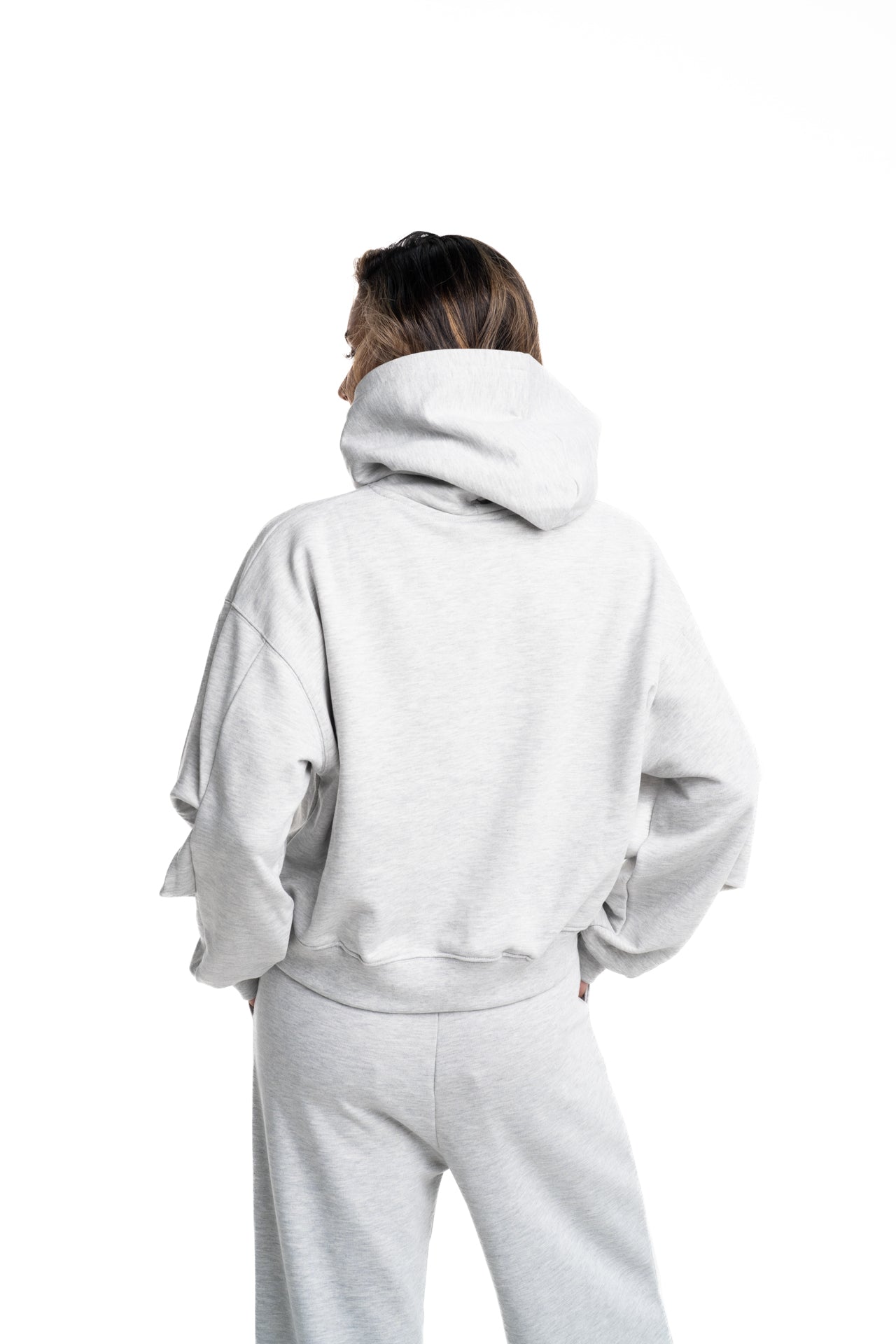 County of Milan Ladies Hoodie | 26ECM30128-Grey