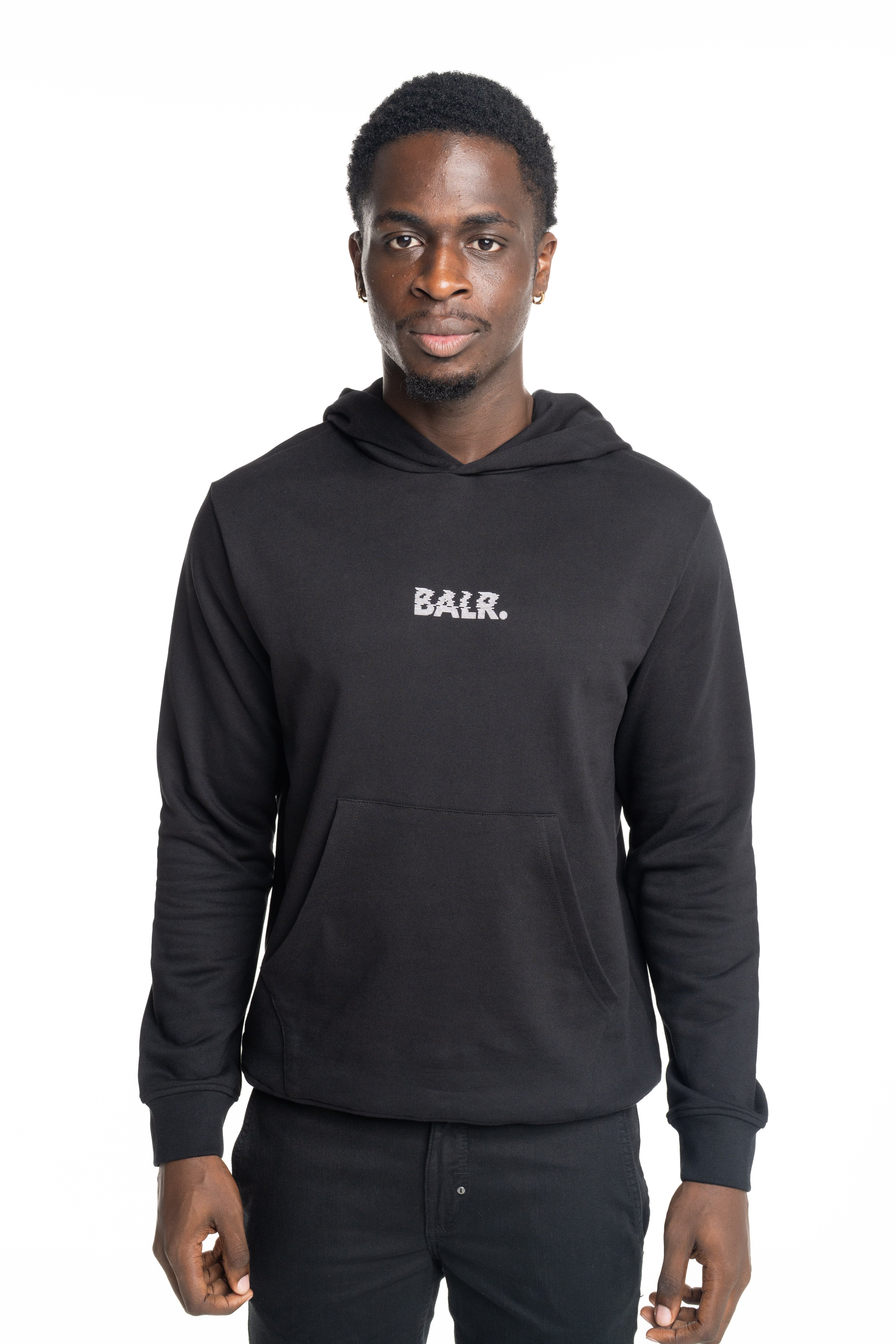 BALR Men's Glitch Hoodie | B1261.1152-Jet Black