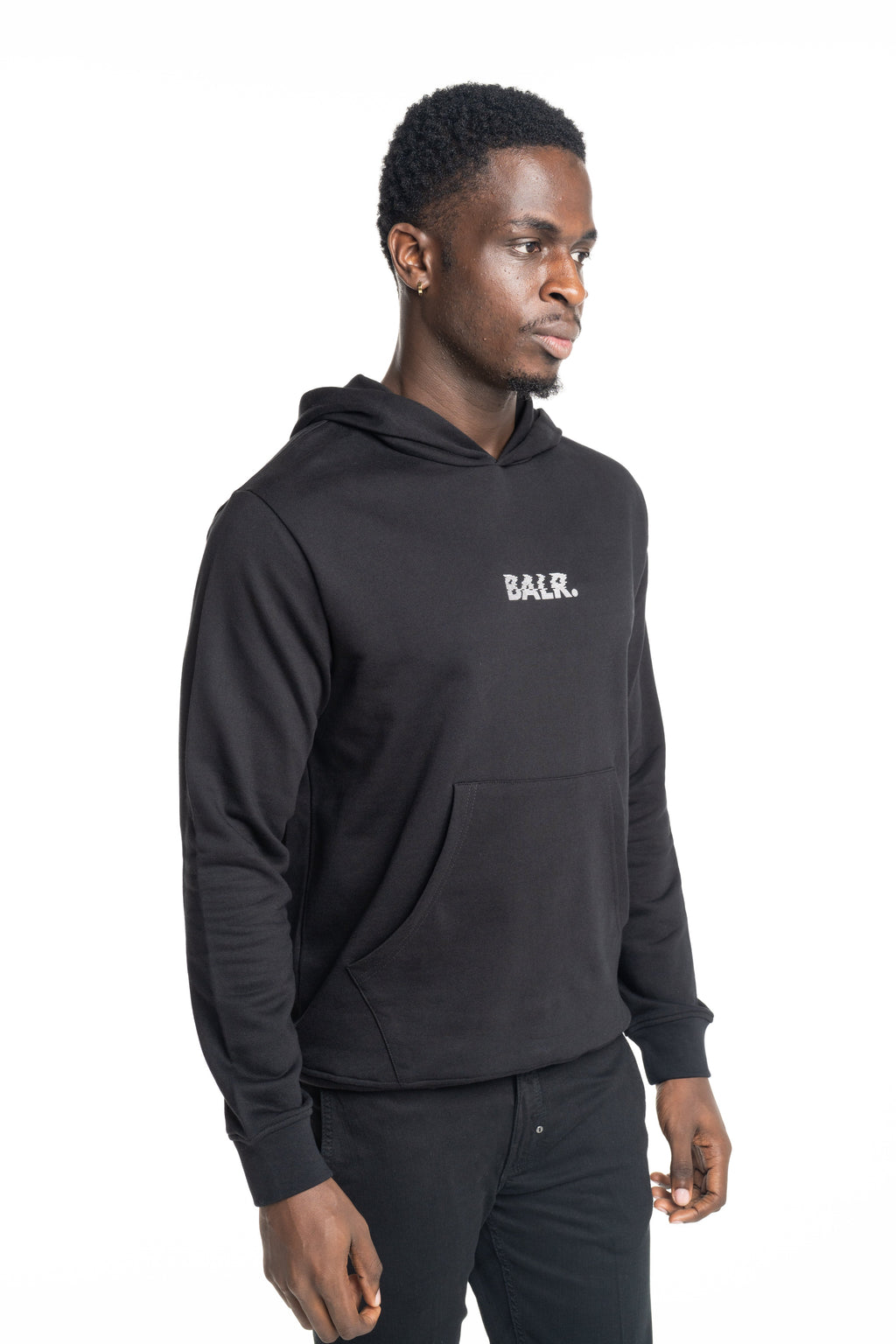 BALR Men's Glitch Hoodie | B1261.1152-Jet Black