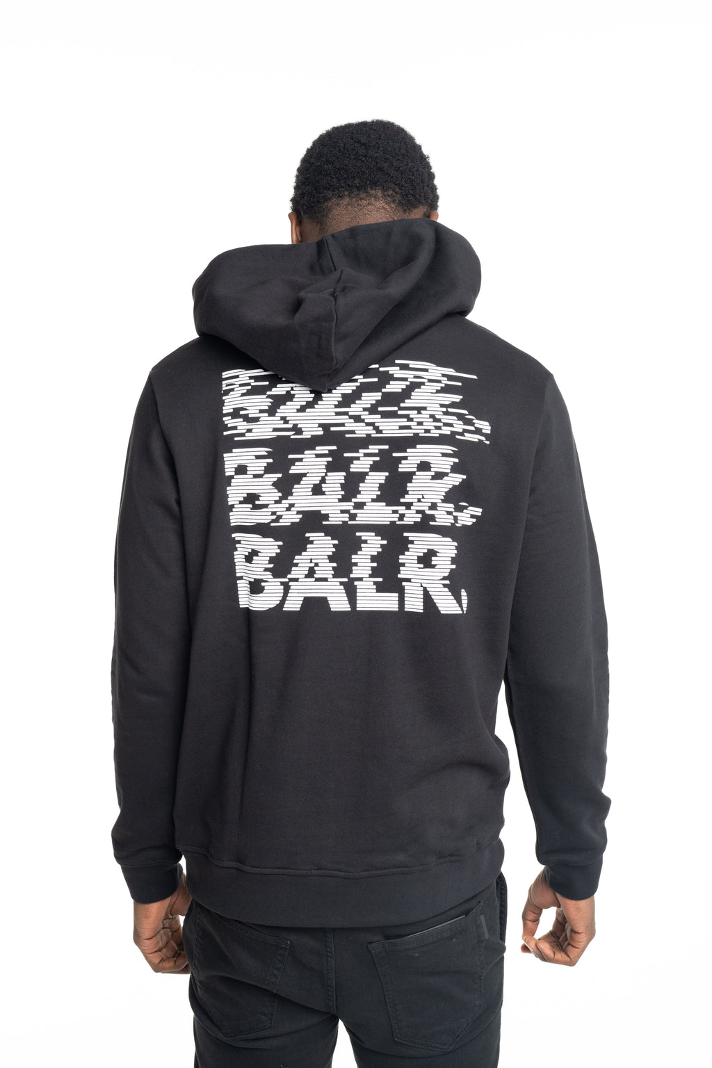 BALR Men's Glitch Hoodie | B1261.1152-Jet Black
