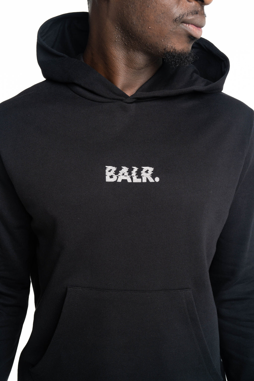 BALR Men's Glitch Hoodie | B1261.1152-Jet Black